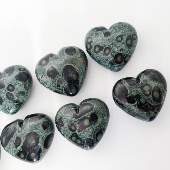 You Pick Kabamba Jasper Heart Crystal Carving Grounding Crystal - Picture 8 of 10